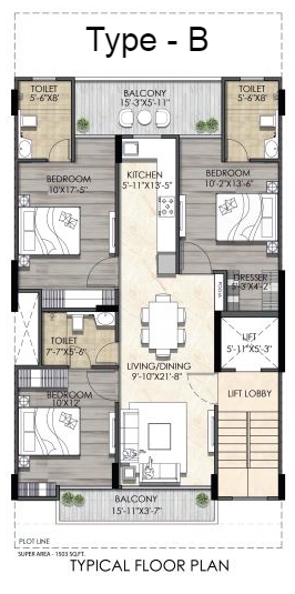 Floor Plan Type B